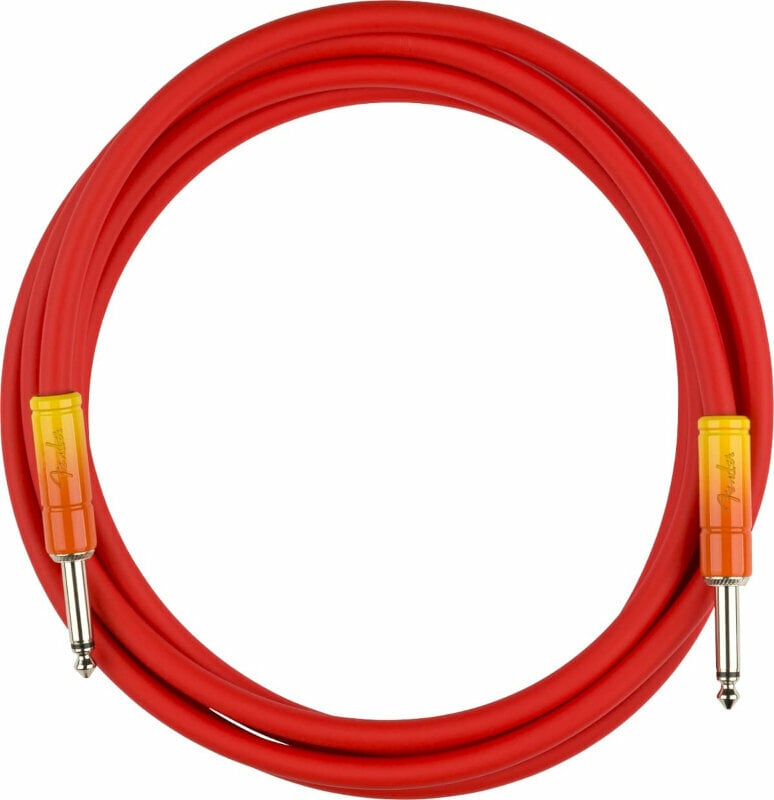 Instrument Cable Fender Ombré Series Red 3 m Straight