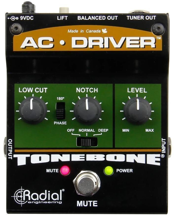 Guitar Effects Pedal Radial Tonebone AC Driver
