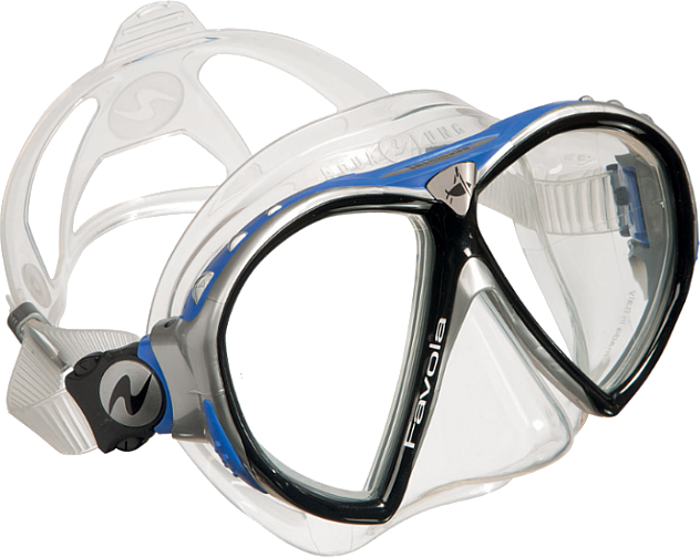 Tauchermaske Aqua Lung Favola Clear/Blue