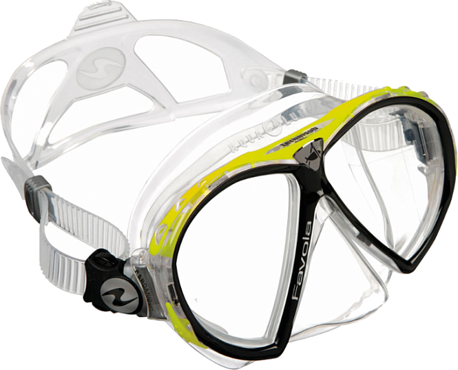 Potápěčská maska Aqua Lung Favola Clear/Yellow