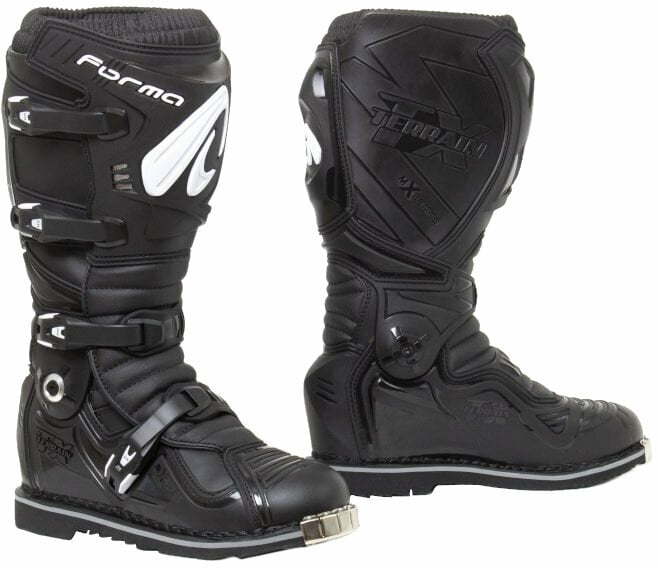 Motorcycle Boots Forma Boots Terrain Evolution TX Black 39 Motorcycle Boots