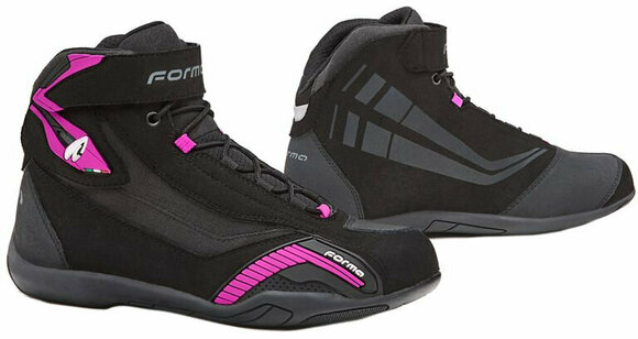 Motorcycle Boots Forma Boots Genesis Lady Black/Fuchsia 36 Motorcycle Boots - 1