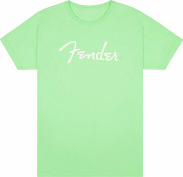 T-shirt Fender T-shirt Spaghetti Logo Surf Green XL - 1