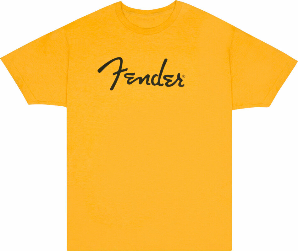 T-Shirt Fender T-Shirt Spaghetti Logo Unisex Butterscotch S