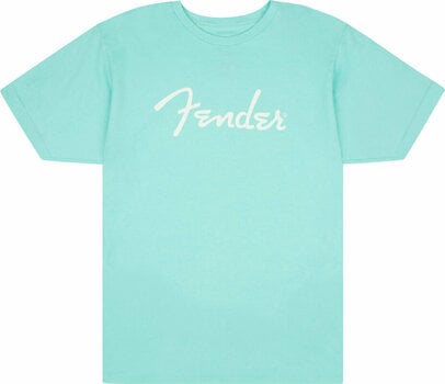 T-Shirt Fender T-Shirt Spaghetti Logo Unisex Daphne Blue S - 1