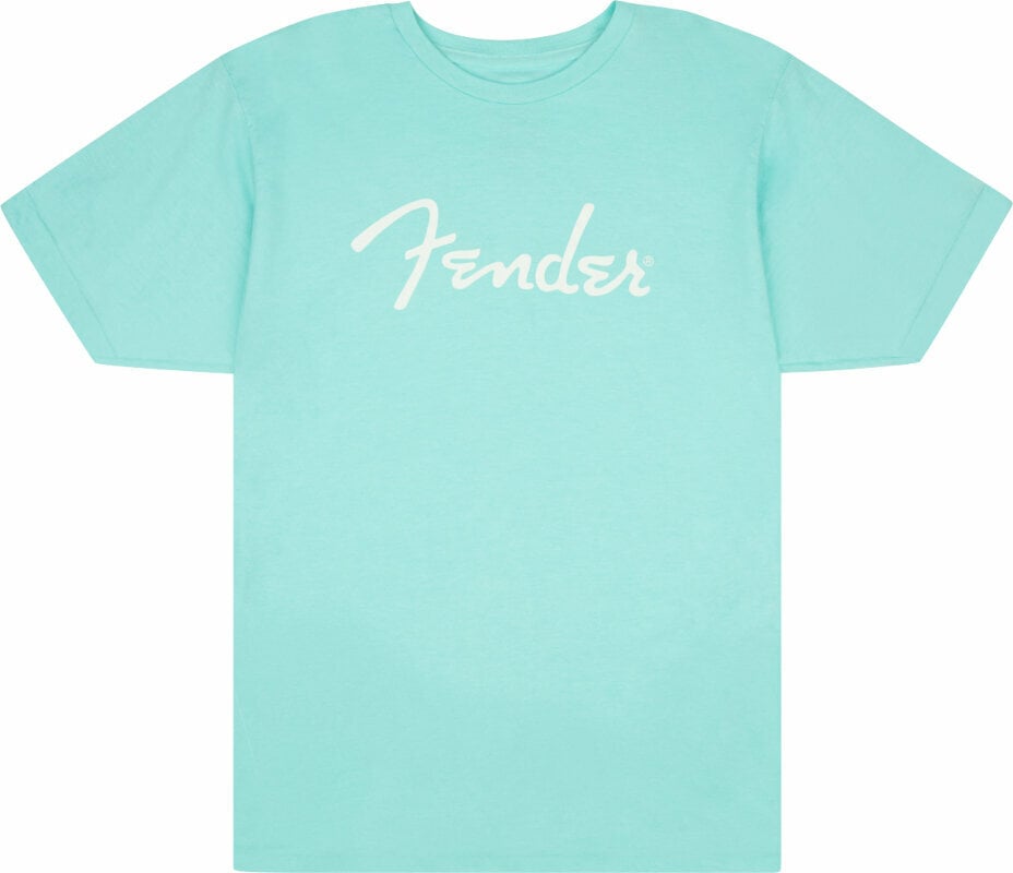 T-Shirt Fender T-Shirt Spaghetti Logo Unisex Daphne Blue L