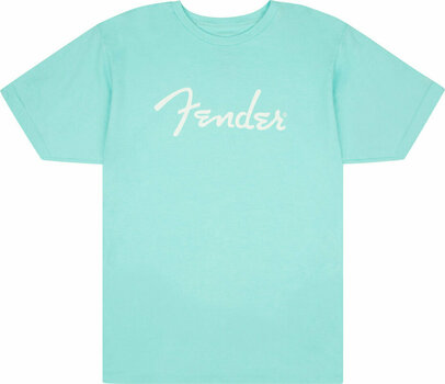 T-Shirt Fender T-Shirt Spaghetti Logo Unisex Daphne Blue L - 1