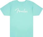 Fender Spaghetti Logo Daphne Blue 2XL T-shirt