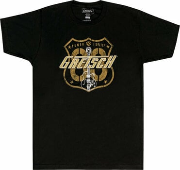 T-Shirt Gretsch T-Shirt Route 83 Unisex Black XL - 1