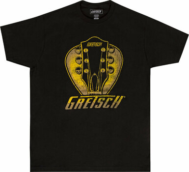 T-Shirt Gretsch T-Shirt Headstock Pick Unisex Black M - 1