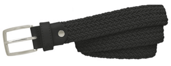 Belt Alberto Belt Basic Braided Womens Black 85 - 1