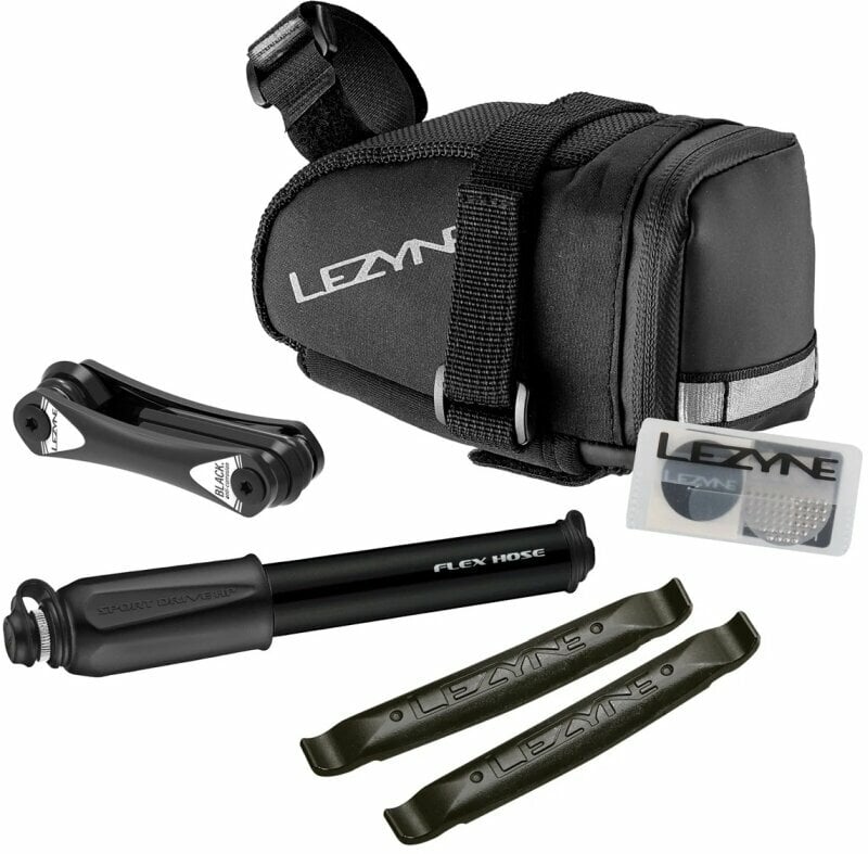 Polkupyörälaukku Lezyne M-Caddy Sport Kit Black/Black 0,6 L