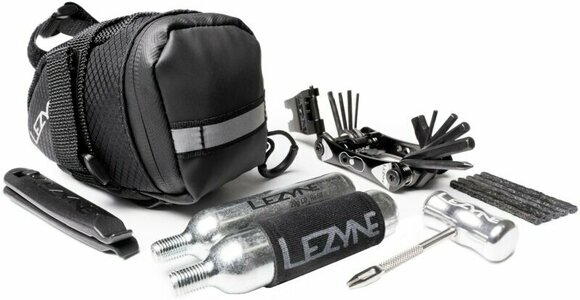 Kolesarske torbe Lezyne M-Caddy Tubeless Kit Black/Black 0,6 L - 1