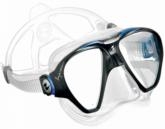 Maska do nurkowania Aqua Lung Impression Clear/Blue