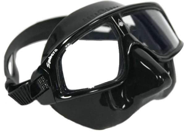 Maska za potapljanje Aqua Lung Sphera Black/Black