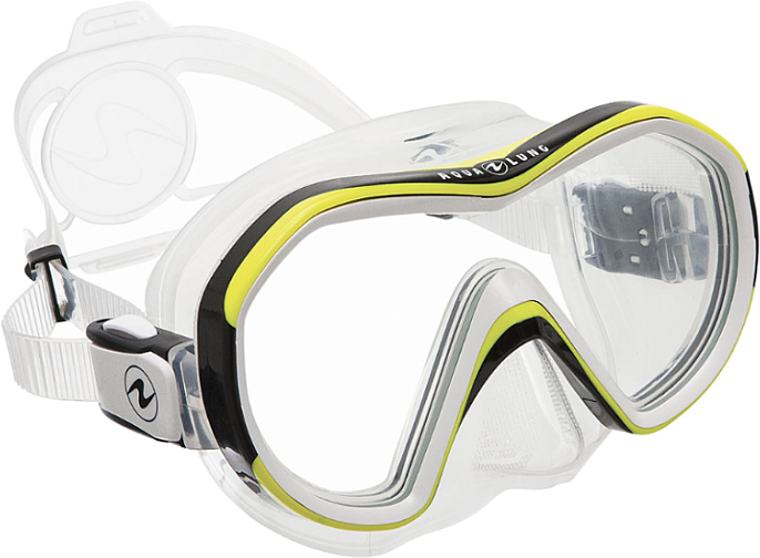 Potápěčská maska Aqua Lung Seaquest Reveal X1 Clear/Lime