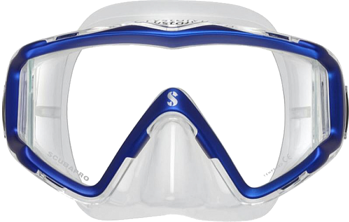 Duikmasker Scubapro Crystal VU  Clear/Blue