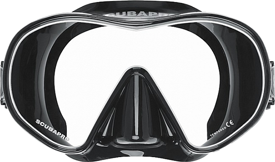 Diving Mask Scubapro Solo Black/White - 1