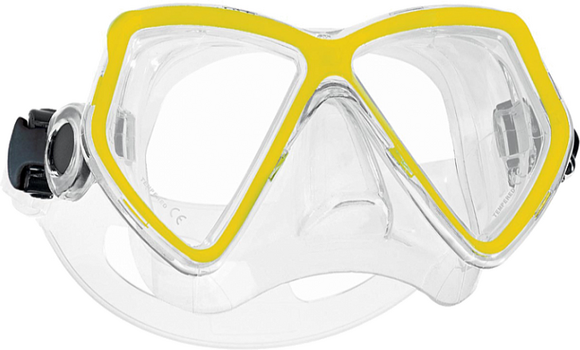 Masque de plongée Scubapro Mini VU Yellow - 1