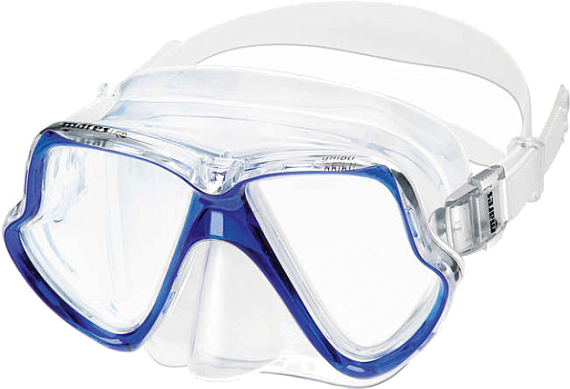 Diving Mask Mares Wahoo Clear/Reflex Blue