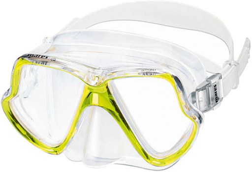 Diving Mask Mares Wahoo Clear/Reflex Yellow - 1