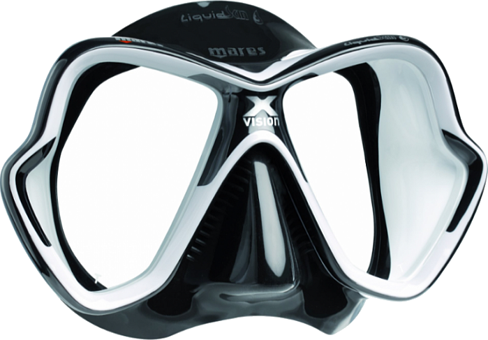 Potápačská maska Mares X-Vision Liquidskin Black/White