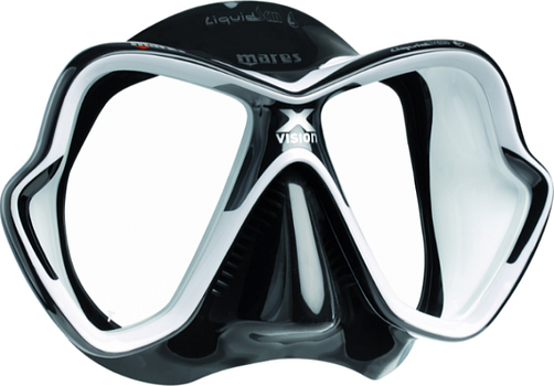 Potápěčská maska Mares X-Vision Liquidskin Black/White - 1