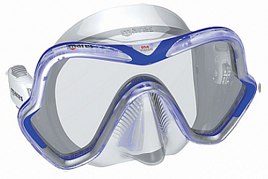 Úszó maszk Mares Mask One Vision - Blue-White/Sil. Transp.