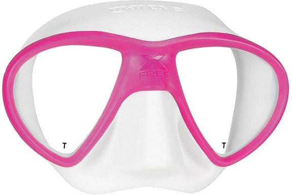 Maska za potapljanje Mares X-Free White/Pink