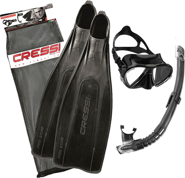 Diving set Cressi Pro Star Bag 37/38 - 1