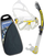 Diving set Cressi Penta & Alpha Ultra Dry Clear/Yellow