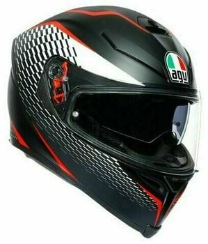 Helmet AGV K-5 S Matt Black/White/Red XL Helmet (Just unboxed) - 1