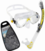 Diving set Cressi Marea & Alpha Ultra Dry Clear/Yellow