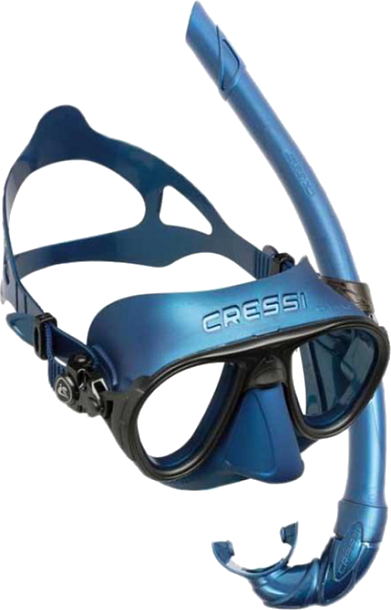 Diving set Cressi Calibro & Corsica Blue