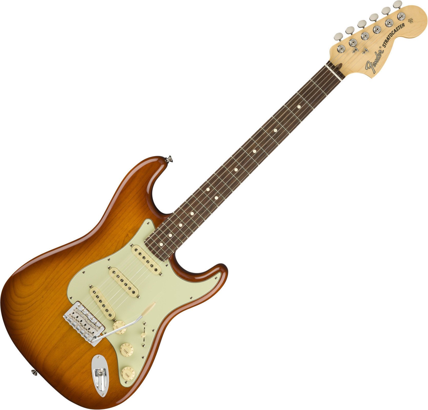 Elektrische gitaar Fender American Performer Stratocaster RW Honey Burst