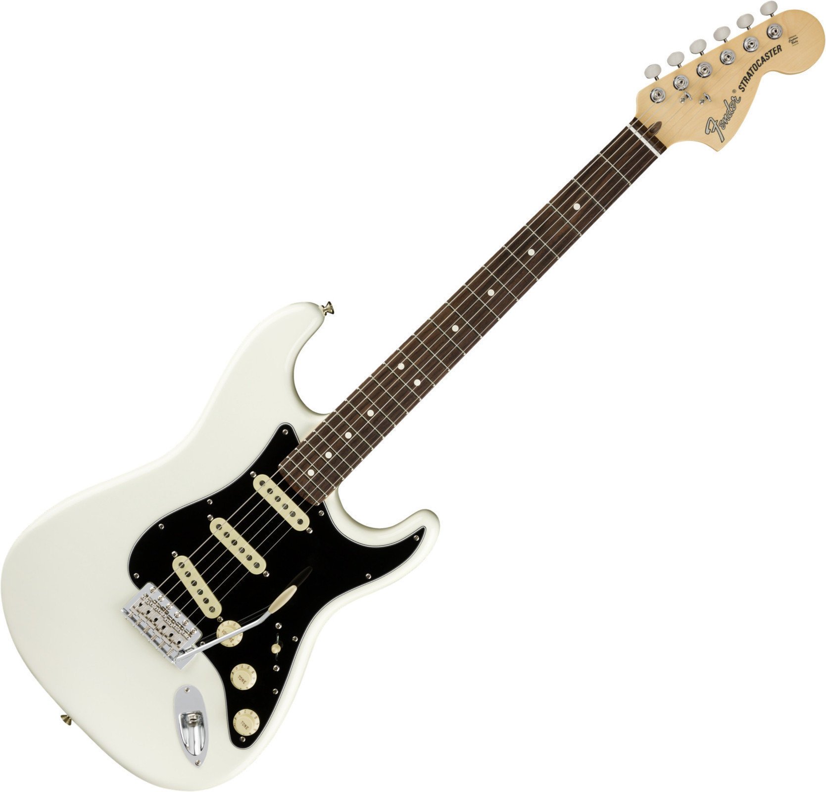 Elektromos gitár Fender American Performer Stratocaster RW Arctic White
