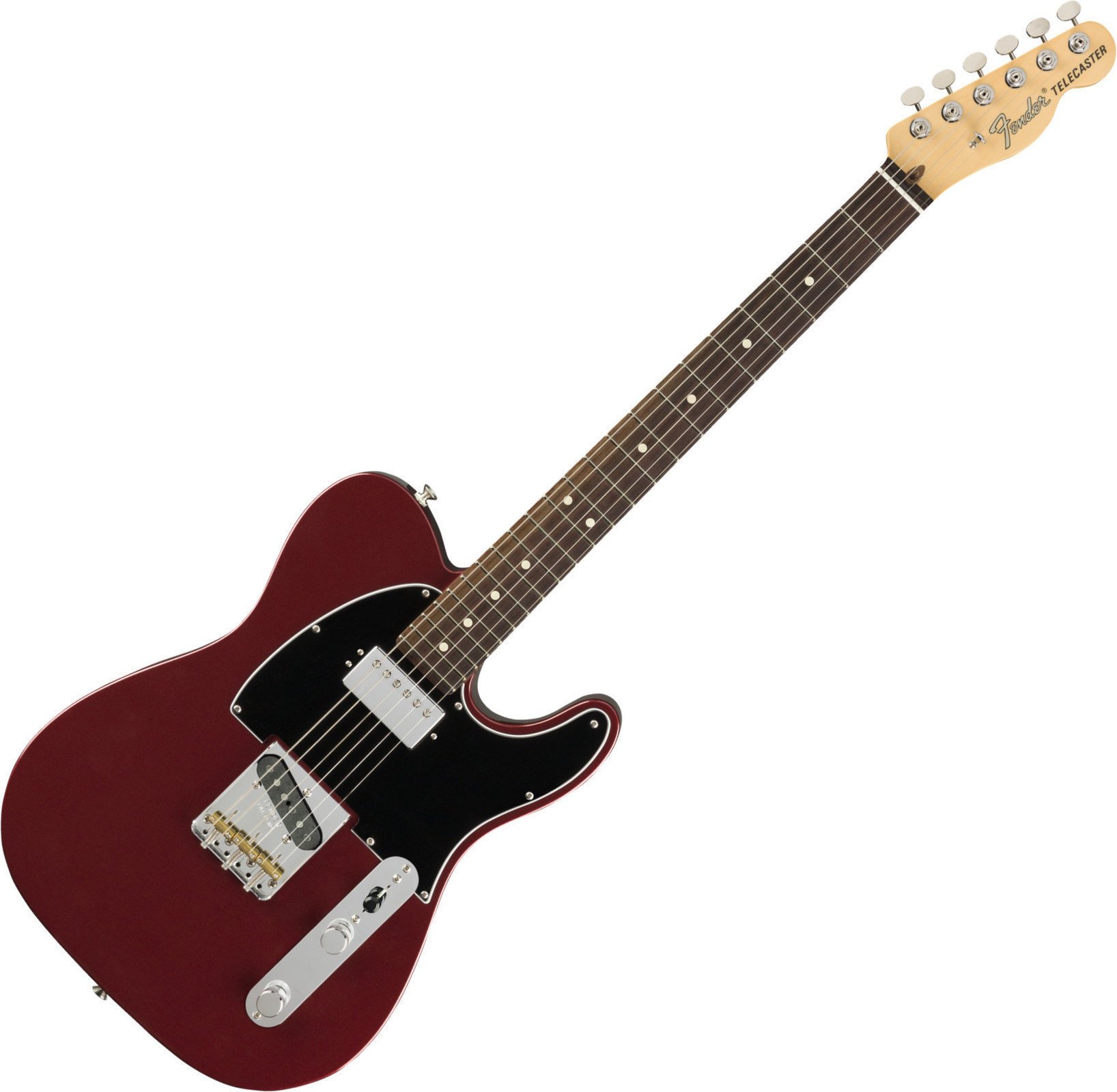 Elektrische gitaar Fender American Performer Telecaster RW Aubergine