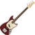 4-strängad basgitarr Fender American Performer Mustang RW Aubergine