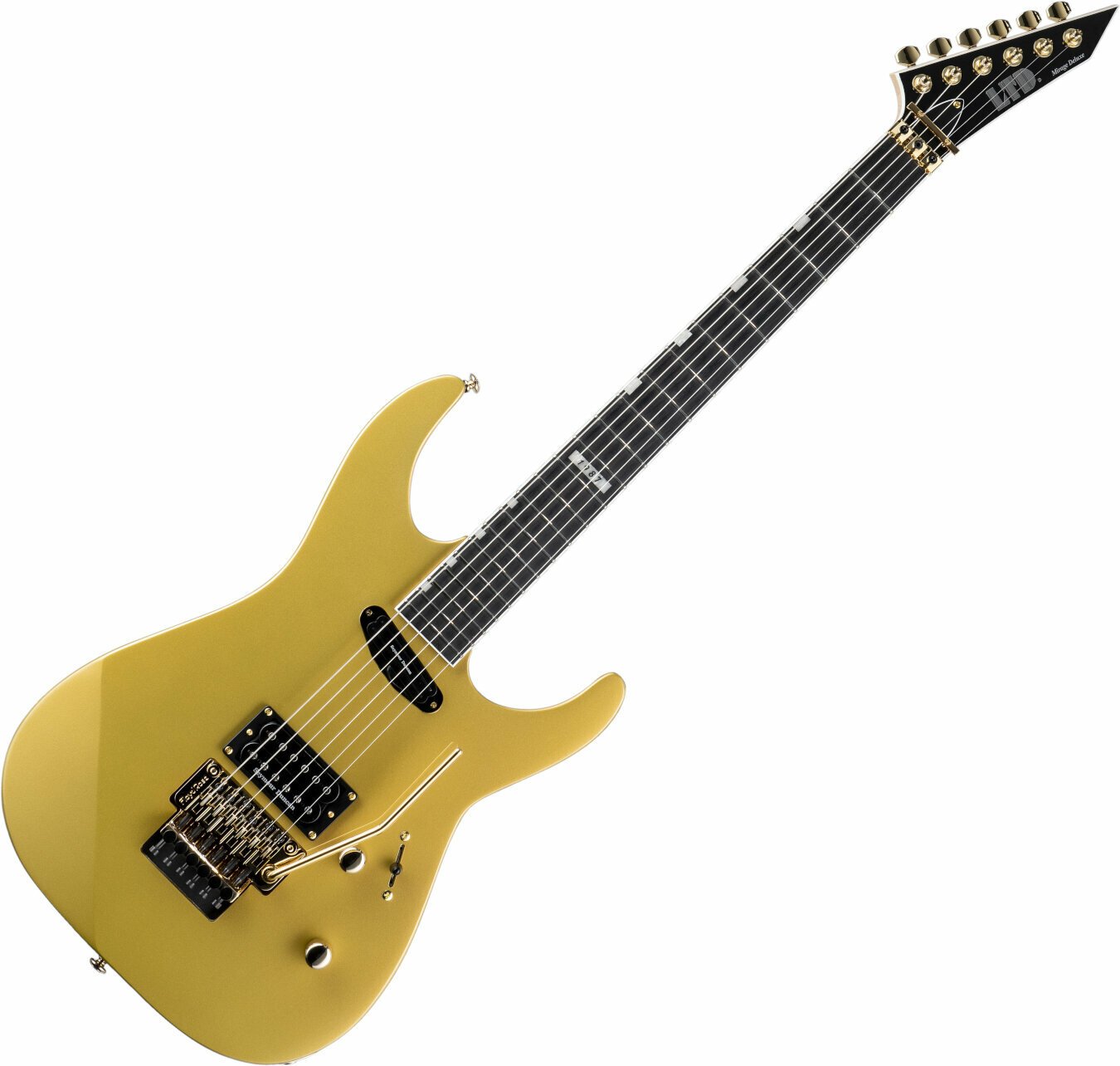 Guitarra eléctrica ESP LTD Mirage Deluxe '87 Metallic Gold