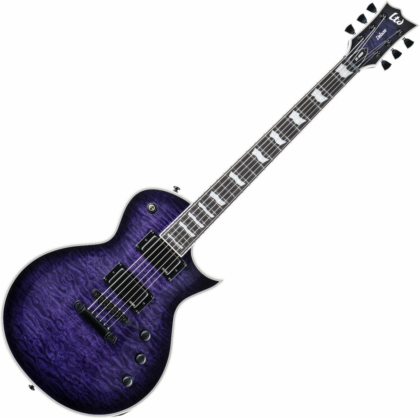 Guitarra elétrica ESP LTD EC-1000 QM See Thru Purple Sunburst