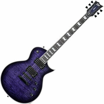Electric guitar ESP LTD EC-1000 QM See Thru Purple Sunburst - 1