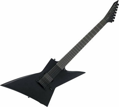 Guitare électrique ESP LTD EX-7 Baritone Black Satin - 1