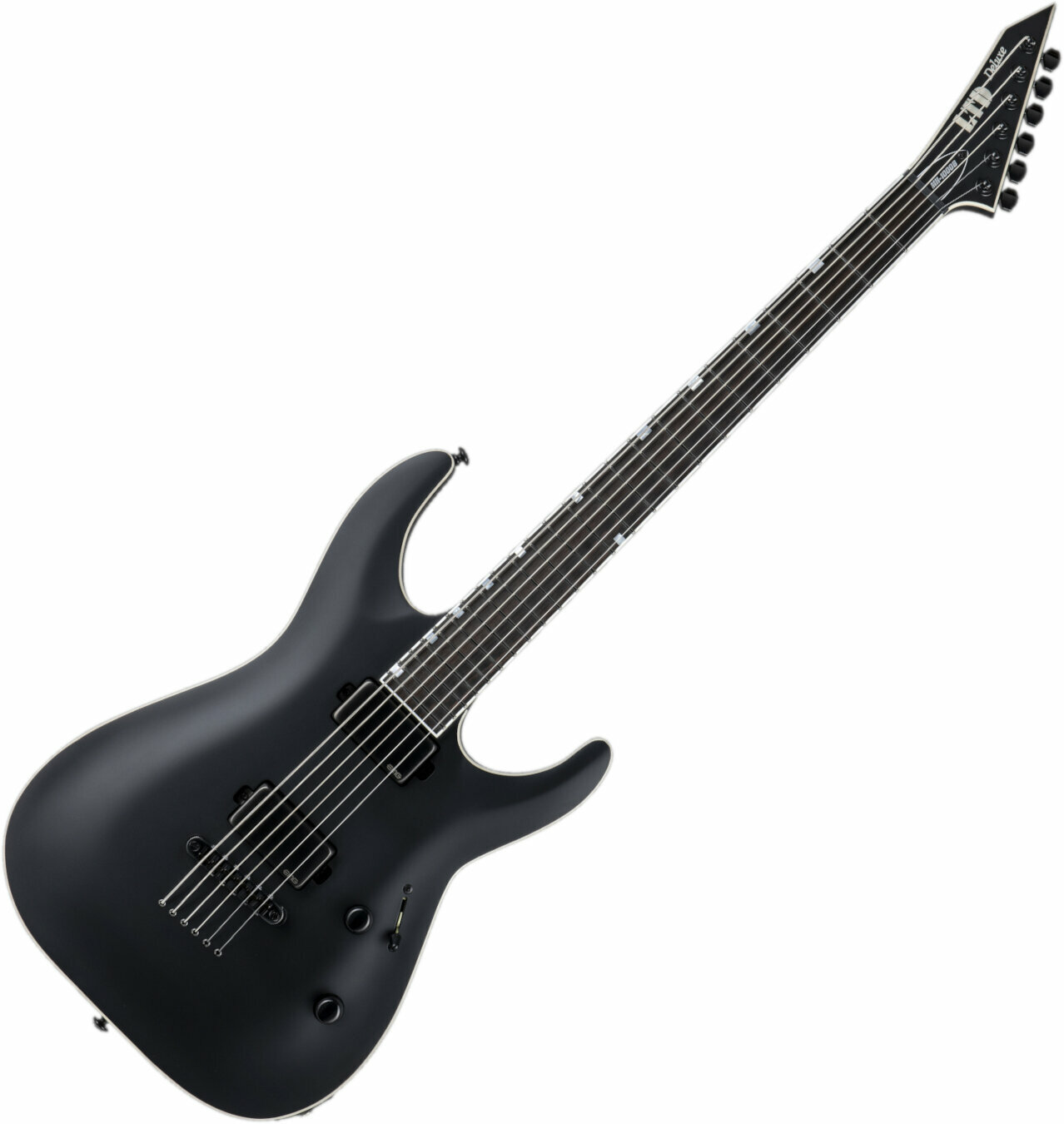 Elektromos gitár ESP LTD MH-1000 Baritone Black Satin