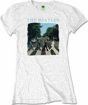 Skjorte The Beatles Skjorte Abbey Road & Logo White L - 1