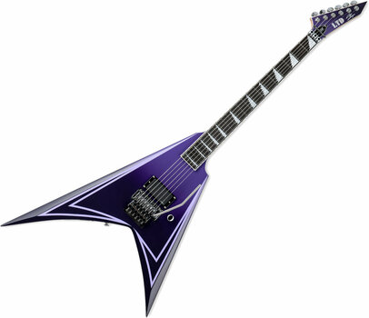 Elektromos gitár ESP LTD Alexi Hexed Sawtooth Purple Fade with Pinstripes - 1