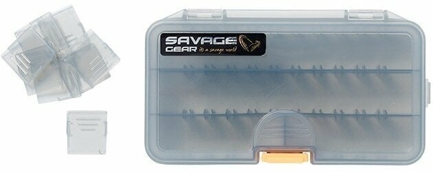 Caixa de apetrechos, caixa de equipamentos Savage Gear Lurebox 2B Smoke