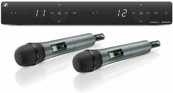 Conjunto de micrófono de mano inalámbrico Sennheiser XSW 1-835 Dual SOLAMENTE UK/GB: 606-630 MHz - 1