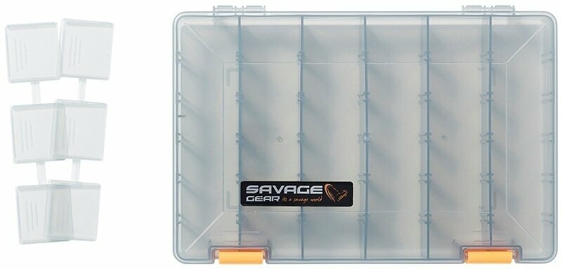 Caixa de apetrechos, caixa de equipamentos Savage Gear Lurebox 5A Smoke