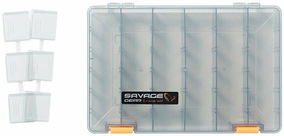 Caixa de apetrechos, caixa de equipamentos Savage Gear Lurebox 5A Smoke - 1