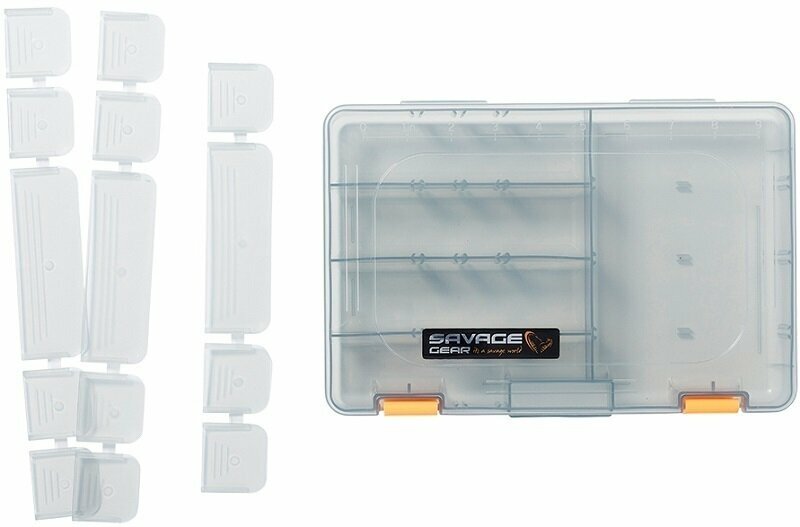 Caixa de apetrechos, caixa de equipamentos Savage Gear Lurebox 5D Smoke